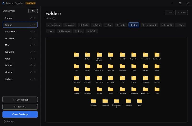 Grid arrangement
