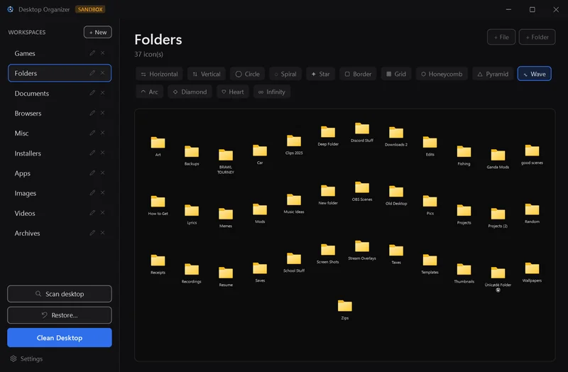 Wave arrangement