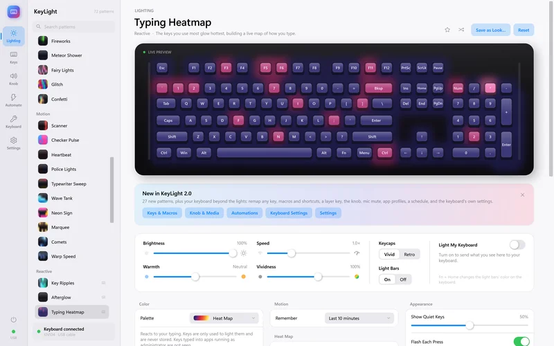 Typing Heatmap