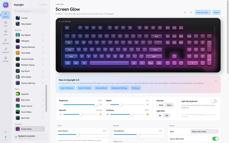Screen Glow