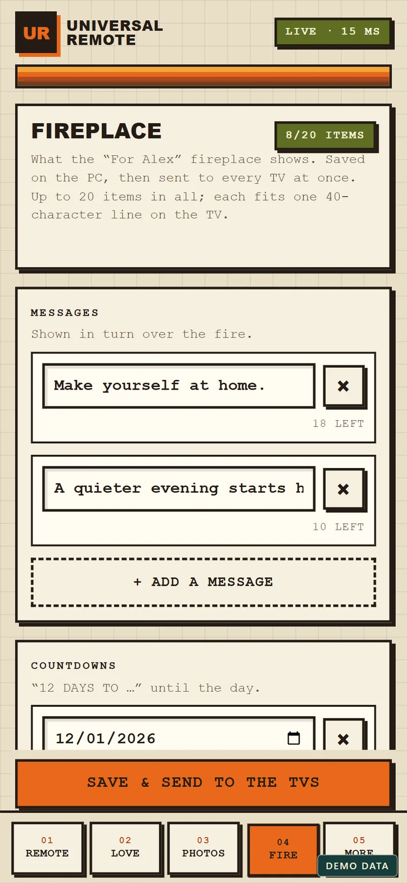 Make the room your own