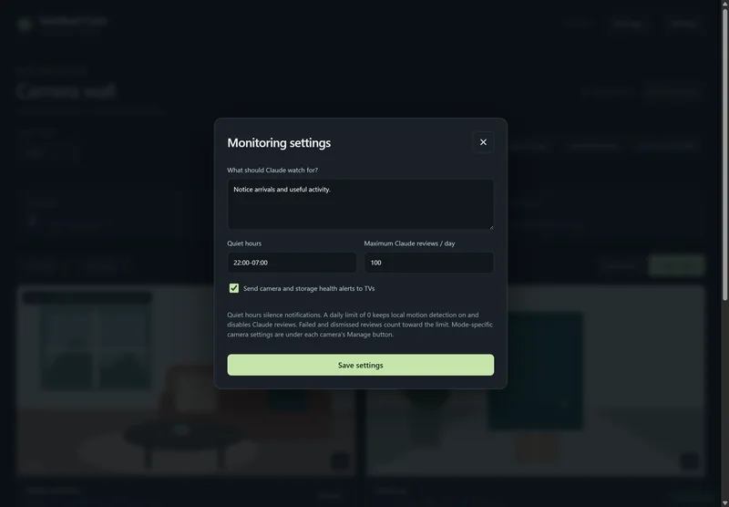 Monitoring preferences