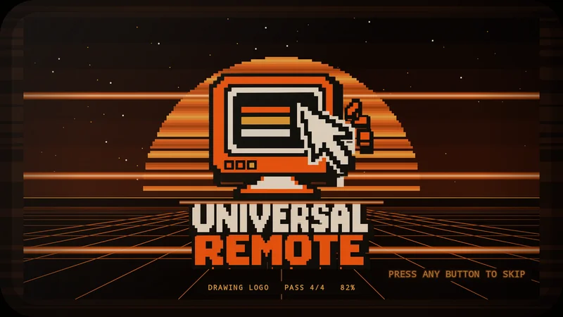 The TV startup screen